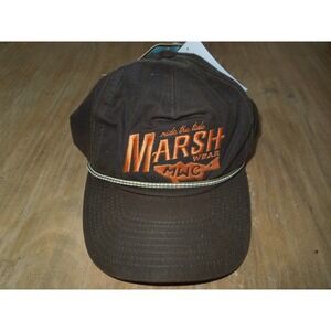 Marsh Wear Daybreak Hat Brown Cotton Snapback Cap MWC4016 Ride The Tide NWT
